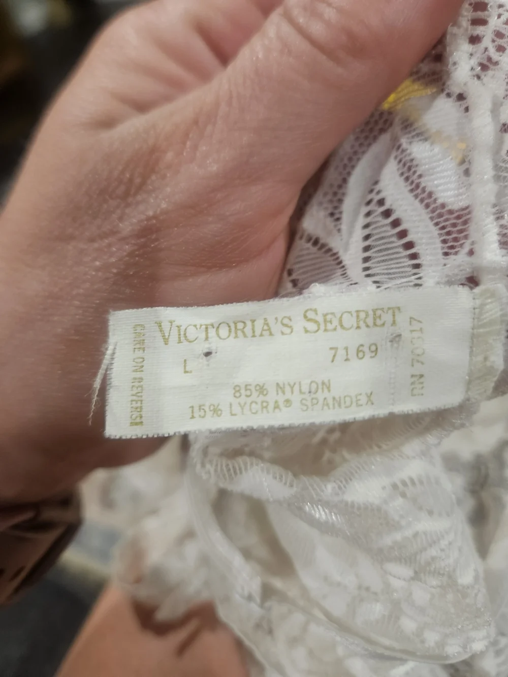Vintage Victoria’s Secret Lace Teddy Bodysuit White Bridal Lingerie USA. Large